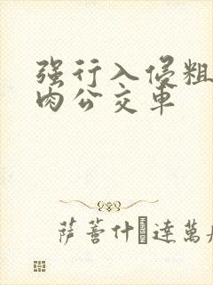 强行入侵粗暴h肉公交车