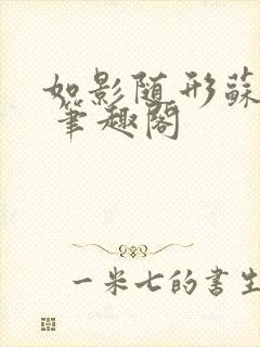 如影随形苏玛丽 笔趣阁