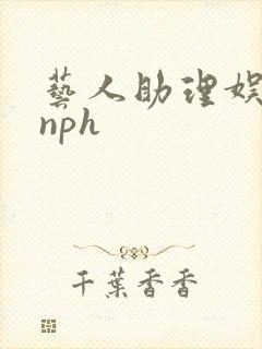 艺人助理娱乐圈nph