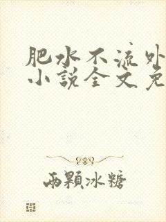 肥水不流外人田小说全文免费阅读全本免