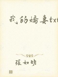 我的娇妻txt