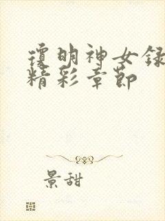 琼明神女录哪些精彩章节