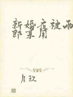 新婚夜被两个伴郎享用