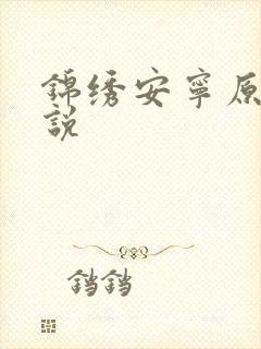 锦绣安宁原著小说