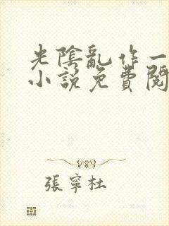 光阴乱作一团的小说免费阅读