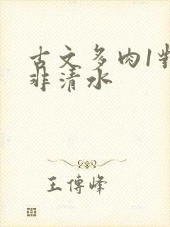 古文多肉1对n非清水