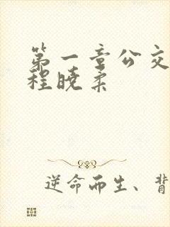 第一章公交激战程晓柔