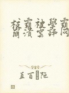 校霸被学霸玩到崩溃云译网