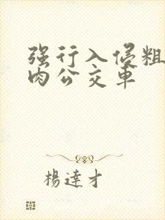 强行入侵粗暴h肉公交车