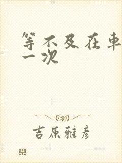 等不及在车里做一次