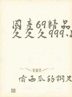 国产69精品久久久久999小说