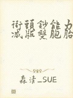 街头钞能力无删减版双胞胎