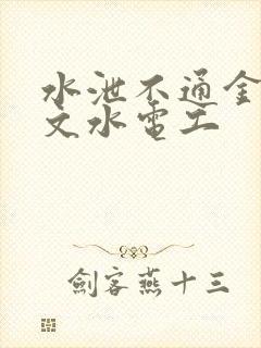 水泄不通金银原文水电工