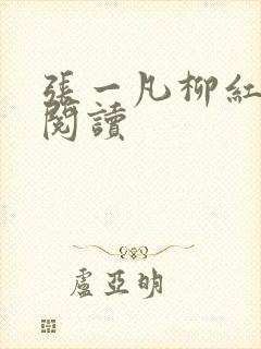 张一凡柳红免费阅读