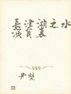 长津湖之水门桥演员表