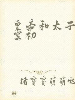 皇帝和太子妃h云初