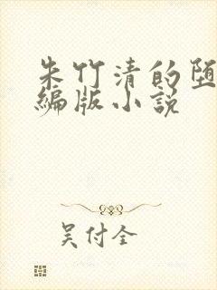 朱竹清的堕落改编版小说