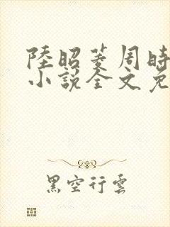 陆昭菱周时阅的小说全文免费阅读