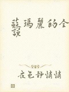 苏玛丽的全部小说