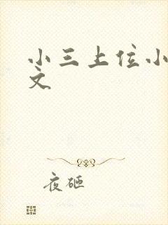 小三上位小说全文