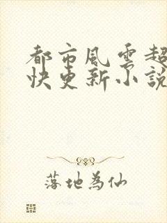 都市风云超前超快更新小说