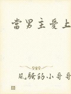 当男主爱上男配