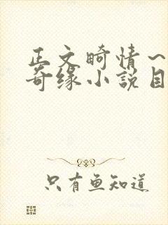 正文畸情～内裤奇缘小说目录