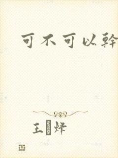 可不可以干湿你