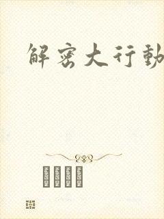解密大行动