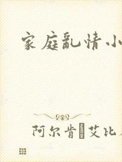家庭乱情小说