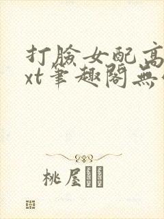 打脸女配高攀txt笔趣阁无弹窗