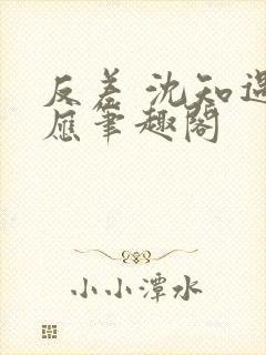 反差 沈知遇晏应笔趣阁