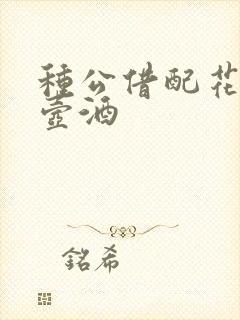 种公借配花间一壶酒