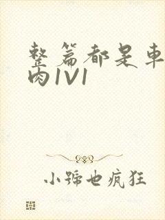 整篇都是车的多肉1V1