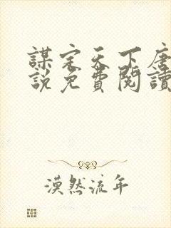 谋定天下唐诚小说免费阅读