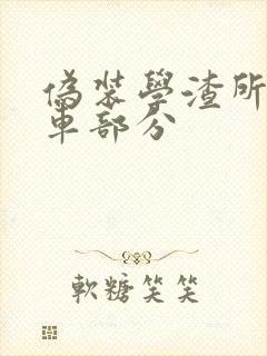 伪装学渣所有开车部分