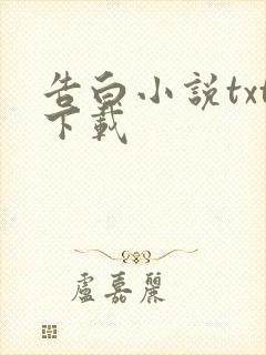 告白小说txt下载