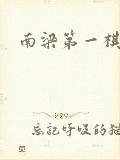南梁第一棋手