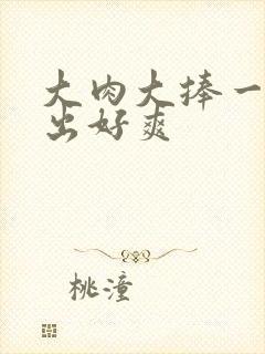 大肉大捧一进一出好爽