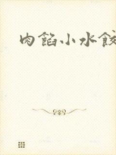 肉馅小水饺小说