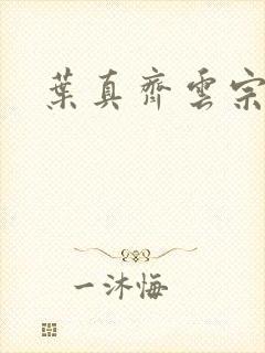 叶真齐云宗免费