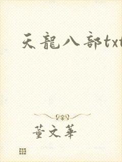 天龙八部txt