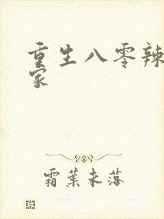 重生八零辣妻当家