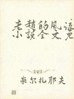 老赵的风流人生小说全文免费阅读