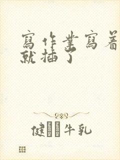 写作业写着写着就插了