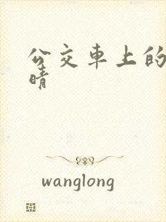 公交车上的诗请晴