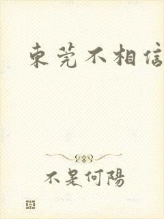 东莞不相信眼泪