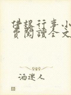 借根行事小说免费阅读全文在线阅笔趣无弹窗