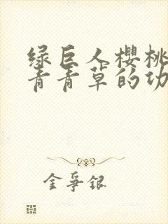 绿巨人樱桃荔枝青青草的功效