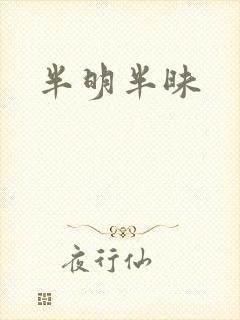 半明半昧